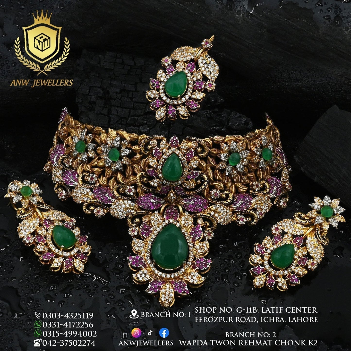 Gold Bridal Jewellery Set