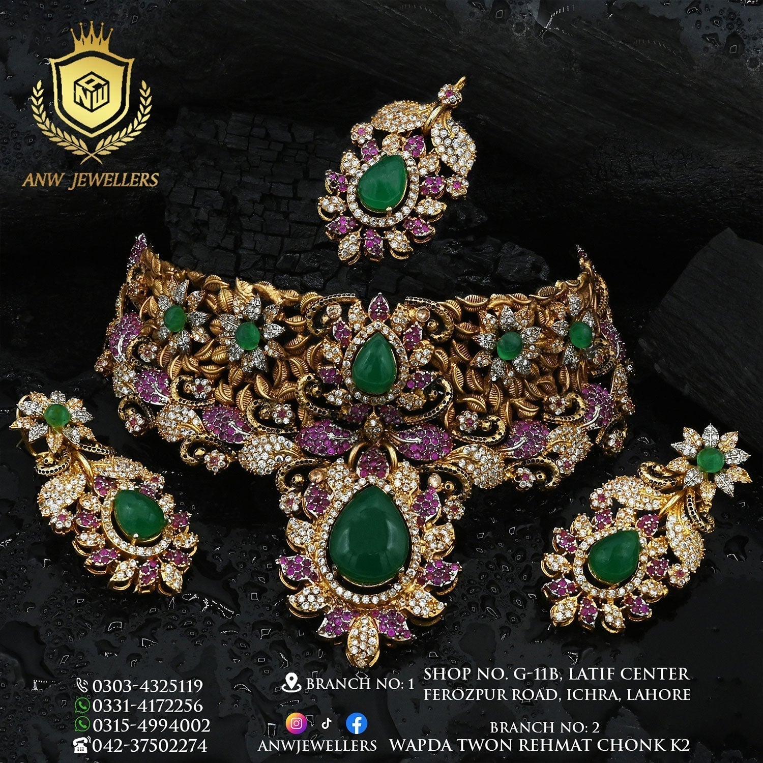 Gold Bridal Jewellery Set